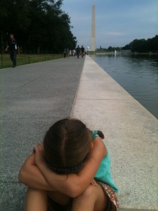 P Hiding at Monument